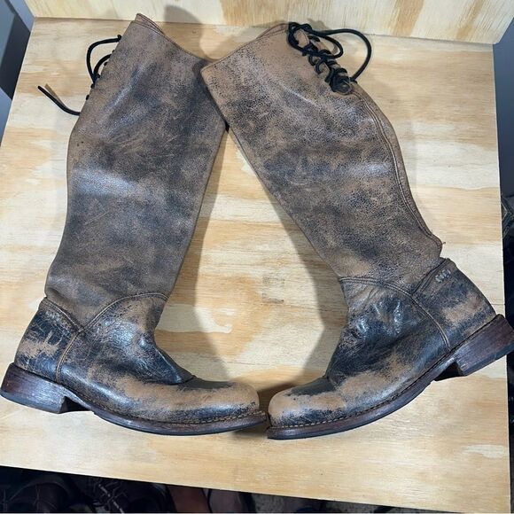 Bed Stu Manchester Distressed Boots Women’s Size 6 - Picture 2 of 7